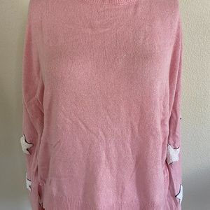 NEW 27 Miles Cashmere Sweater Small Pink